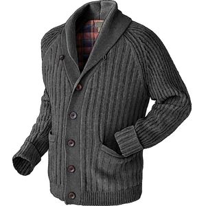 Gray Duluth Trading 2XL woolpaca shawl collar cardigan